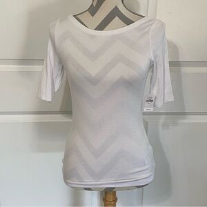 New Gap XS Petite White Short Sleeve Tee